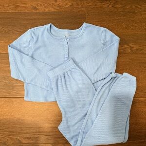 GAP Light Blue Kids Pajama Set Sz 12
